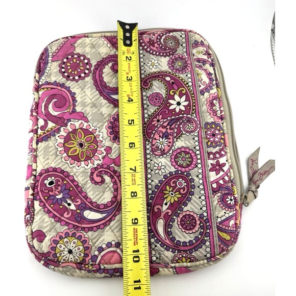 Vera Bradley E-reader/iPad sleeve Paisley meets Plaid retired pattern - Picture 6 of 6